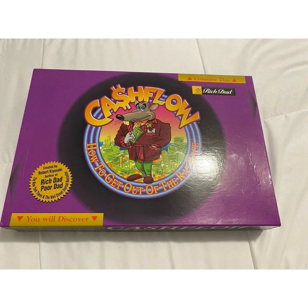 CASHFLOW Board Game 101 Original Rich Dad Poor Dad Robert Kiyosaki Card Game